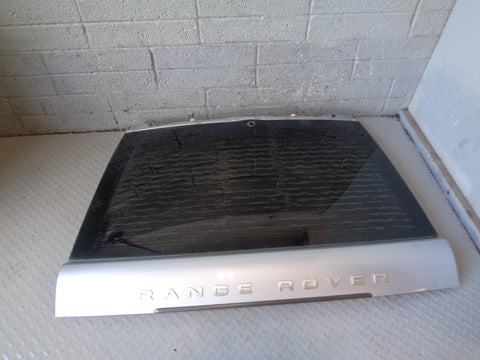 Range Rover L322 Tailgate Upper with Glass Zermatt Silver 2002 to 2013 R24065