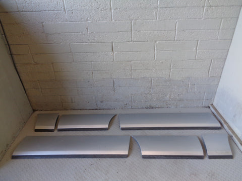 Range Rover L322 Door Pod Moulding Trim Set 6 Piece Zermatt Silver R24065