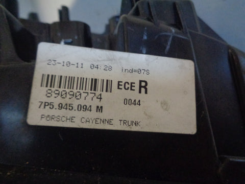 Porsche Cayenne 958.1 92A Rear Light Inner Off Side Right 7P5.945.094