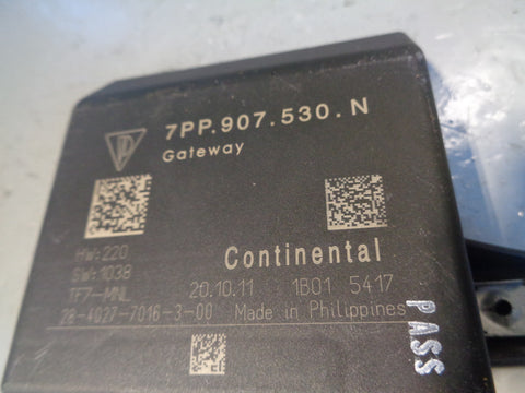 Porsche Cayenne 958 92A Gateway Control Module Unit 7PP.907.530 2011 to 2018