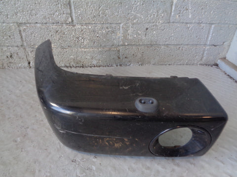 Discovery 2 Bumper End Cap Corner Trim Off Side Front Black Land Rover L25065