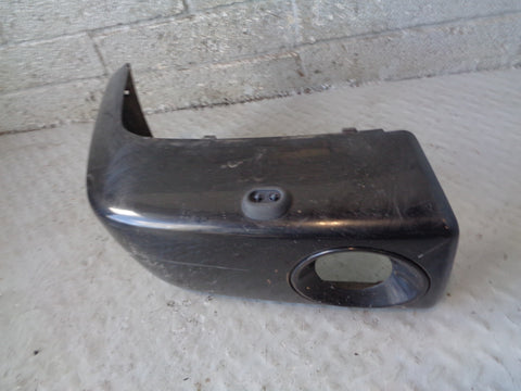 Discovery 2 Bumper End Cap Corner Trim Off Side Front Black Land Rover L25065