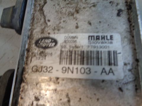 Range Rover Evoque Fuel Cooler 2.0 D GJ32 9N103 AA 2016 to 2018 Land Rover