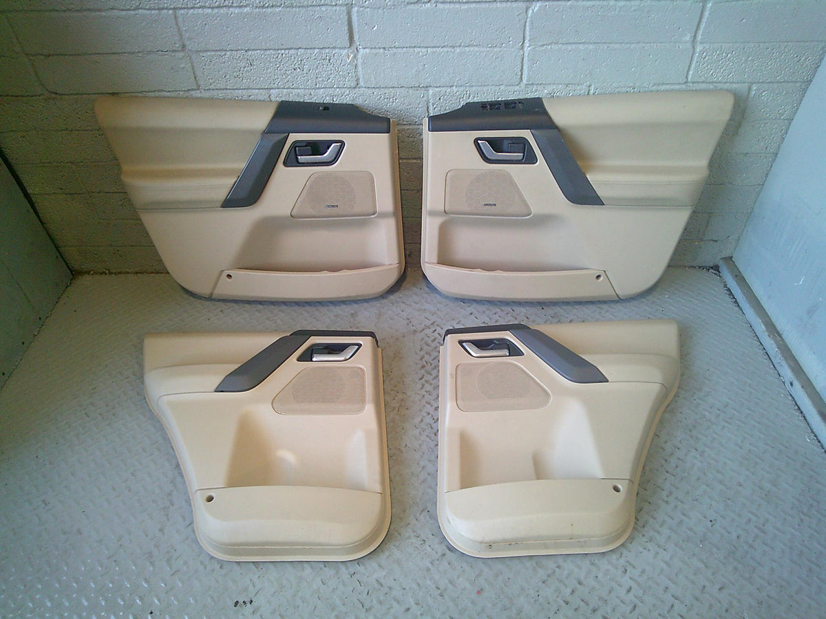 Freelander 2 Door Cards Set of 4 Beige with Grey Trim Land Rover R07075
