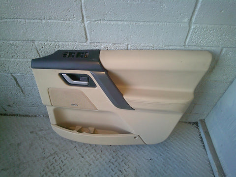 Freelander 2 Door Cards Set of 4 Beige with Grey Trim Land Rover R07075