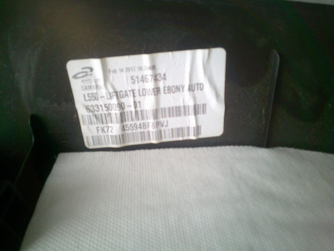 Discovery Sport Tailgate Door Card Boot Lid Trim In Black L550 Land Rover