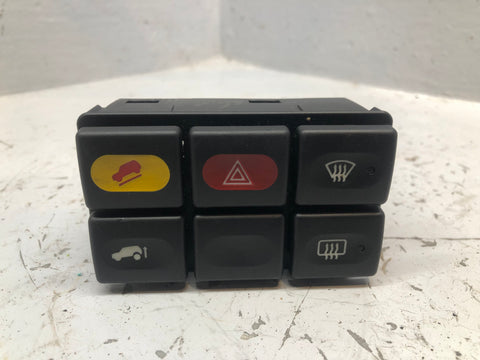 Discovery 2 Switch Pack Dash Black HDC Hazard Screen Land Rover 2002 to 2004