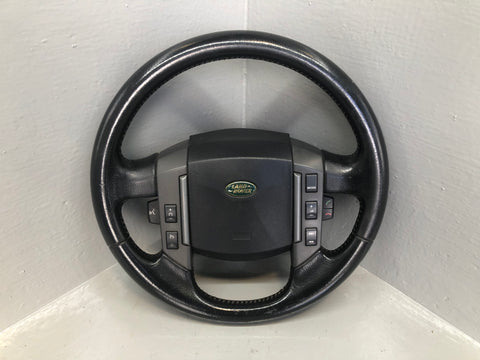 Steering Wheel Multi Function Leather Black Discovery 3 Range Rover Sport K02066