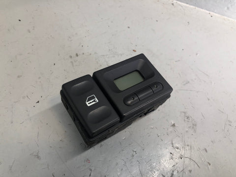 Discovery 2 Clock and Central Locking Button Grey YFB100500LNF Land Rover
