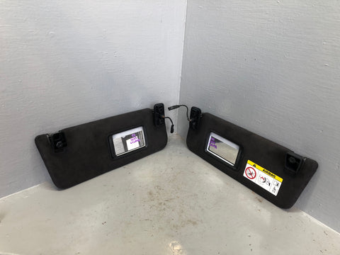 Range Rover Sport Sun Visors Mirrors and Lights Black L494 2014 to 2022 L14096