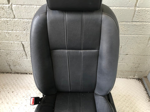 Freelander 2 Seats Set of Manual Leather Black Facelift Land Rover 2011 to 2014