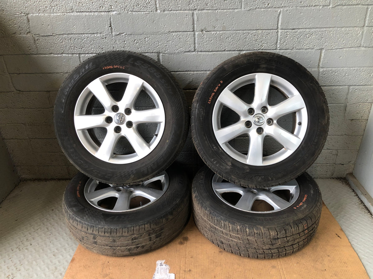 Toyota RAV4 XA30 AlloyWheels with Tyres Set of 4 225/65R17 2006 to 2012 L25096