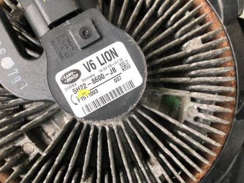 Viscous Fan and Coupling 5H22-8600-JB 2.7 TDV6 Discovery 3 Range Rover Sport