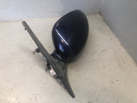 Porsche Boxster 986 Door Mirror Near Side Lapis Blue Metallic 1996 to 2004
