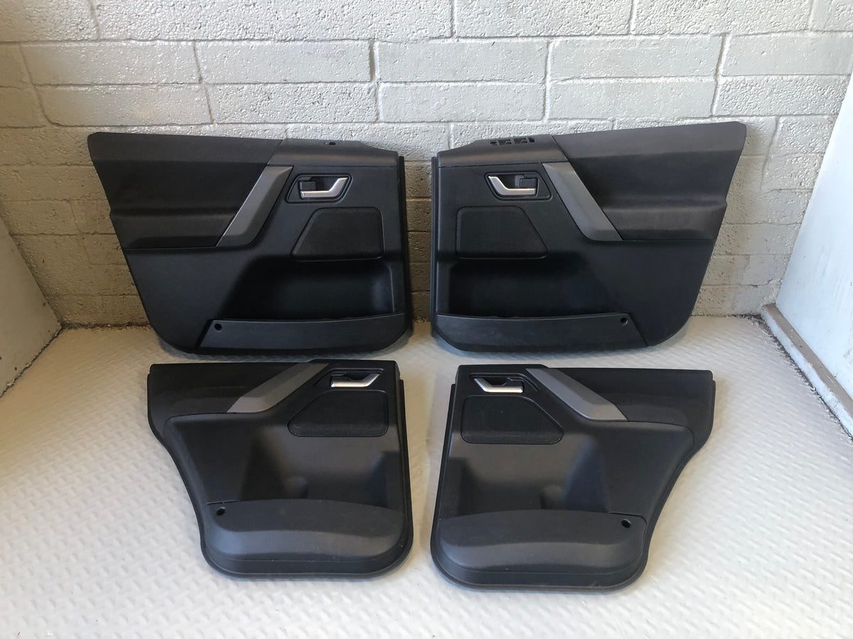 Freelander 2 Door Cards Set of 4 in Black Cloth Land Rover 2006 to 2010 J31076