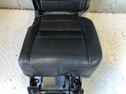 Discovery 3 Seats Rear Middle Row in Soft Black Leather Land Rover 2004 to 2009