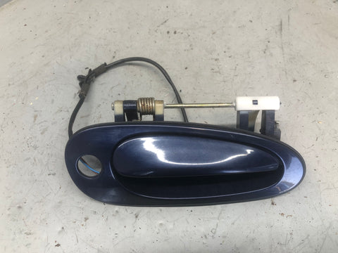 Porsche Boxster 986 Door Handle Exterior Right Lapis Blue Metallic 1996 to 2004