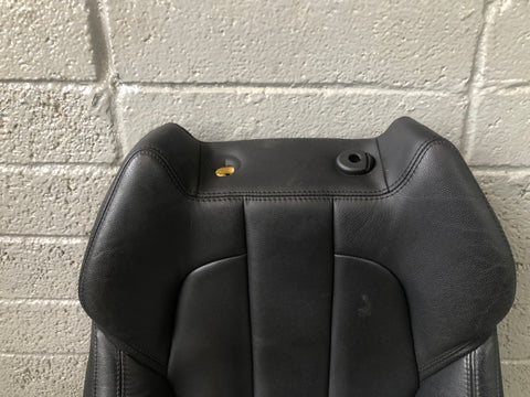 Range Rover Evoque Seat Back Front Off Side Leather Black 3 Door 2011 to 2015