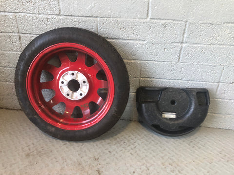Porsche Boxster 986 17” Space Saver Spare Wheel with Jack Tool Kit 1996 to 2004