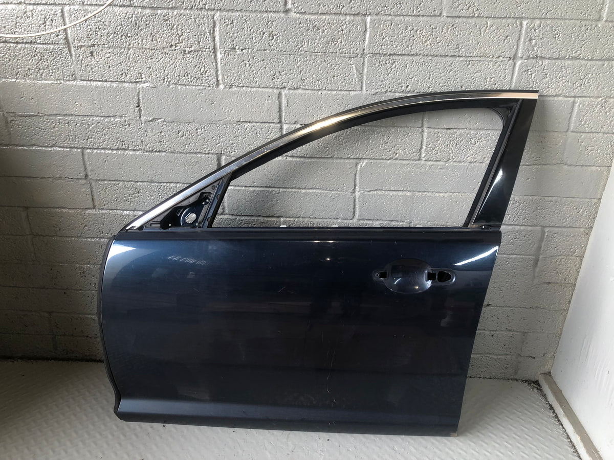 Jaguar XF Front Door Near Side Left Indigo Blue Metallic JJX X250 2007 to 2015