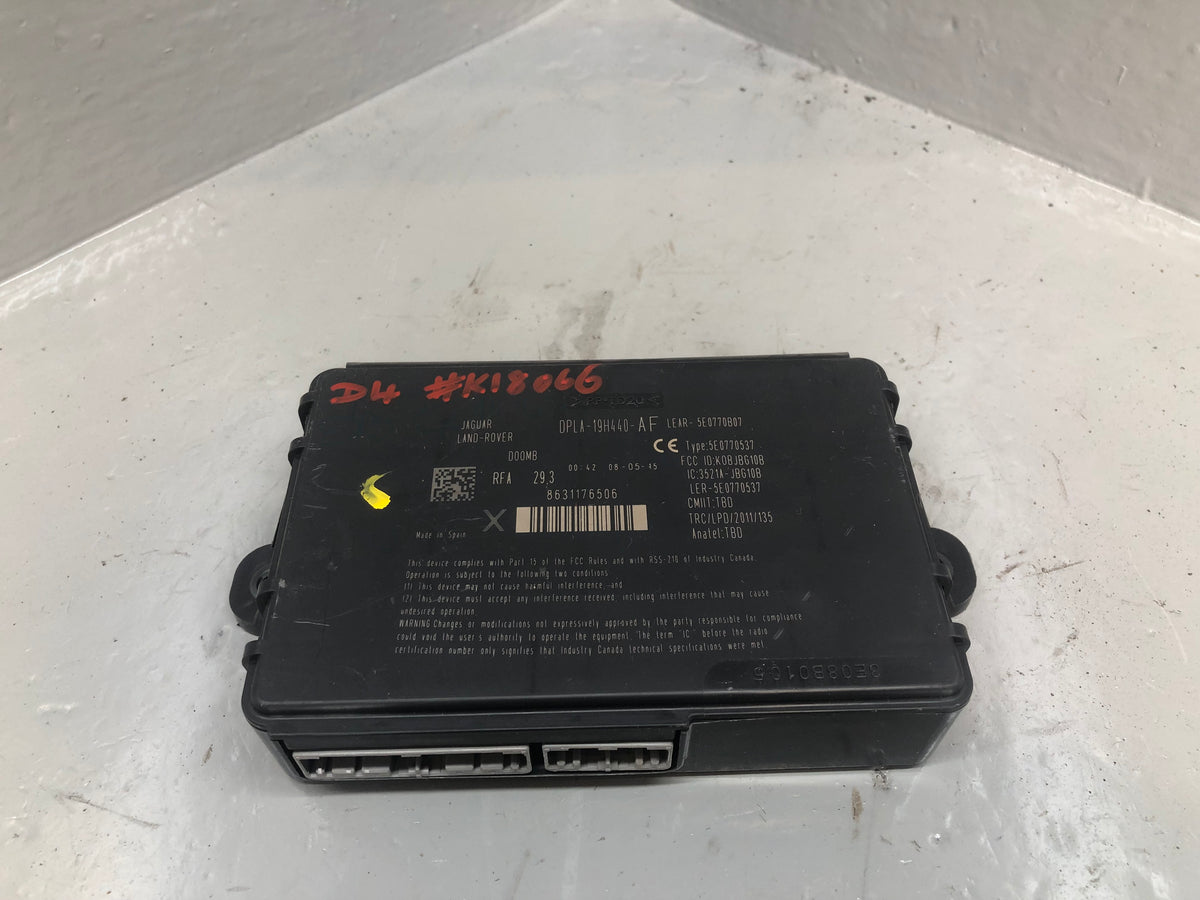 Discovery 4 Keyless Control Module DPLA-19H440-AF Land Rover 2009 to 2013