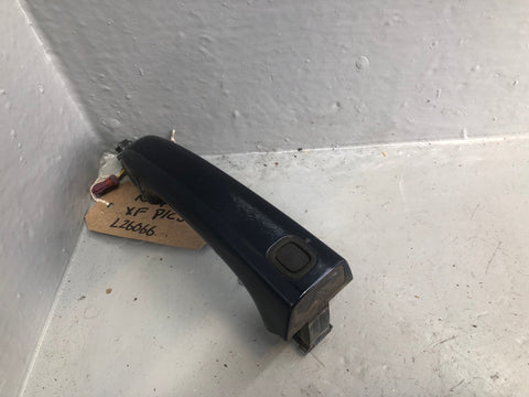 Jaguar XF Front Door Handle Near Side Indigo Blue Keyless X250 2007 to 2015