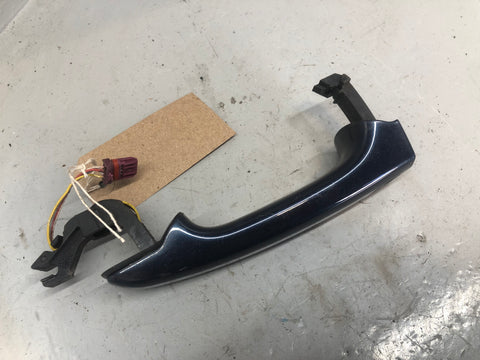 Jaguar XF Rear Door Handle Off Side Indigo Blue Keyless X250 2007 to 2015