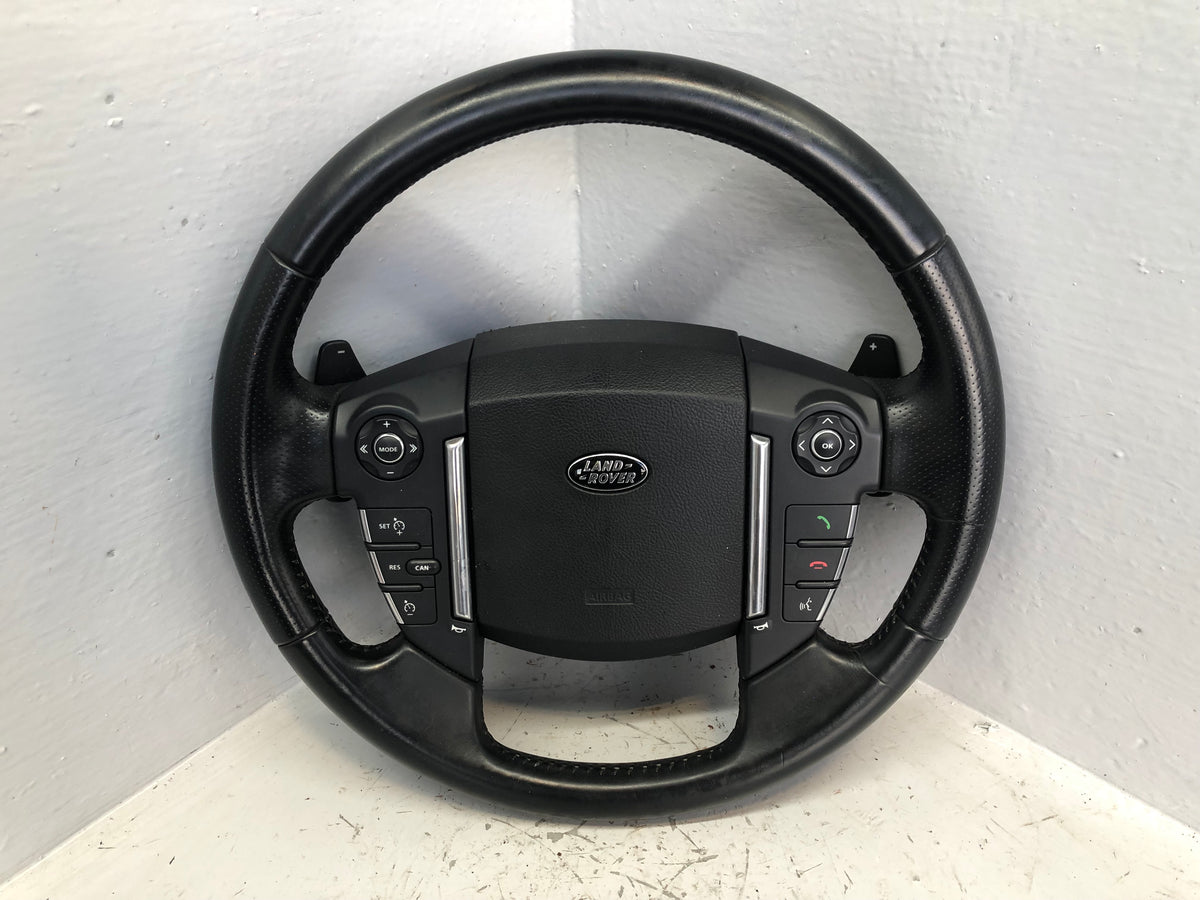 Range Rover Sport L320 Steering Wheel Leather Paddle Shift Multi Function J14106
