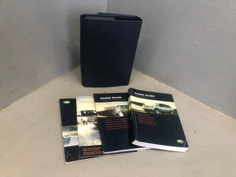 Range Rover Handbook Manual User Guides in Wallet L322 Facelift D01076
