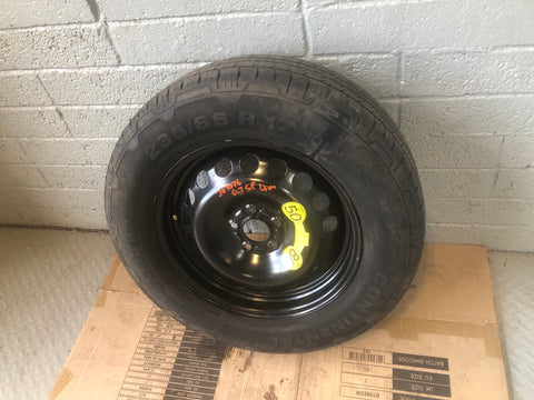 Freelander 2 Spare Wheel and Tyre 17" Land Rover 235/65R17 2006 to 2015 J07076
