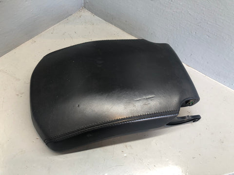 Range Rover L405 Centre Console Front Armrest Lid Black Leather L15056