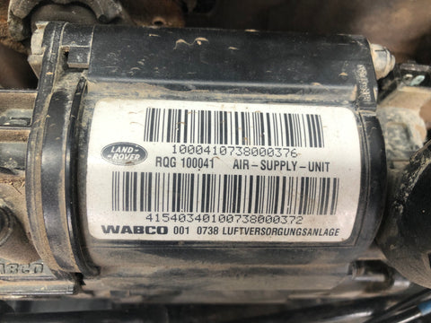 Discovery 2 Air Suspension Compressor Wabco RQG100041 Housing Land Rover L20076