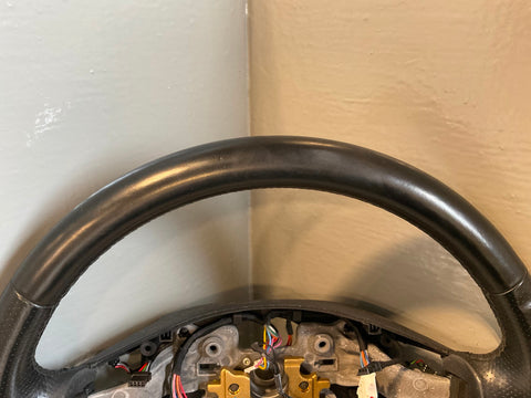 Range Rover Sport L320 Steering Wheel Leather Black Paddle Shift Heated L07055