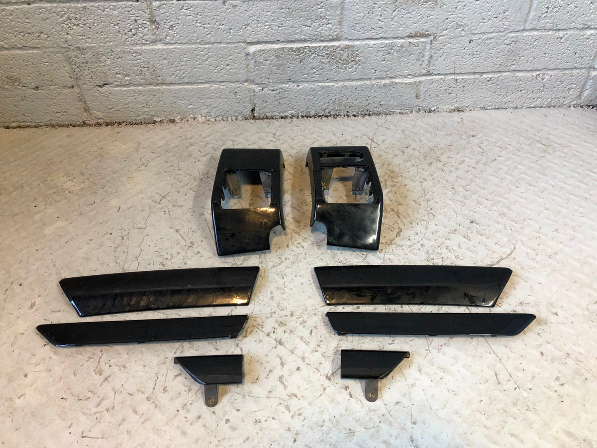 Range Rover L322 8 Piece Trim Dashboard Finisher Kit in Piano Gloss Black R27115