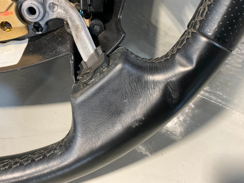 Range Rover Sport L320 Steering Wheel Leather Black Paddle Shift Heated L07055