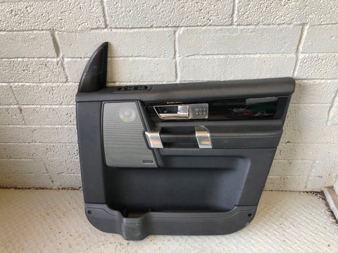 Discovery 4 Door Cards Black Set of 4 Silver Trim Land Rover 2009 to 2013 L17036
