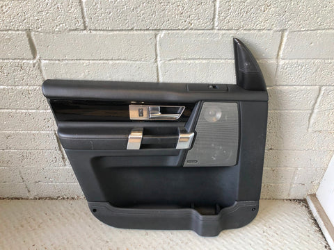 Discovery 4 Door Cards Black Set of 4 Silver Trim Land Rover 2009 to 2013 L17036