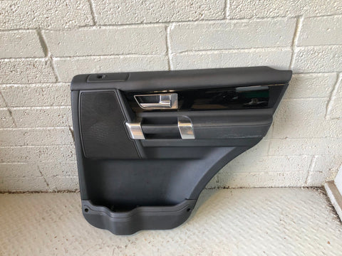 Discovery 4 Door Cards Black Set of 4 Silver Trim Land Rover 2009 to 2013 L17036