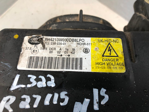 Range Rover L322 Headlight Xenon Near Side Facelift 6H4213W030DB8LPO Left