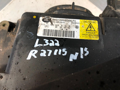 Range Rover L322 Headlight Xenon Near Side Facelift 6H4213W030DB8LPO Left