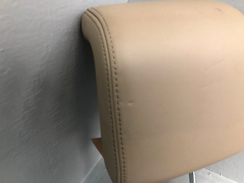 Range Rover Sport Headrest Rear Seat Almond Leather L320 Facelift 2009 to 2013