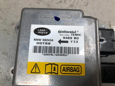 Discovery 3 SRS Airbag ECU NNW502434 Land Rover 2004 to 2009