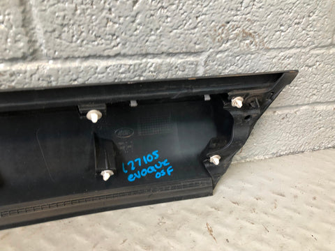 Range Rover Evoque Door Moulding Trim Off Side Right Silver Black L538 3 Door