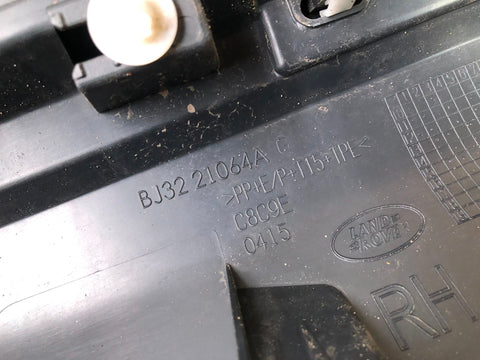 Range Rover Evoque Door Moulding Trim Off Side Right Silver Black L538 3 Door