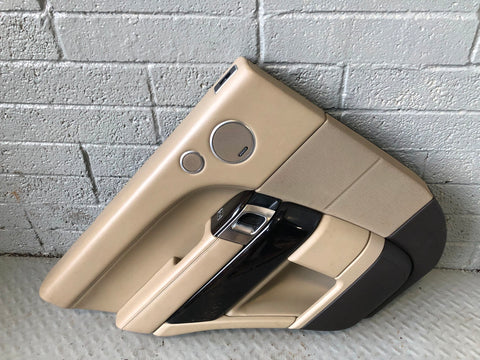 Range Rover L405 Door Cards Set of 4 Almond with Gloss Black Trim 2013 to 2017