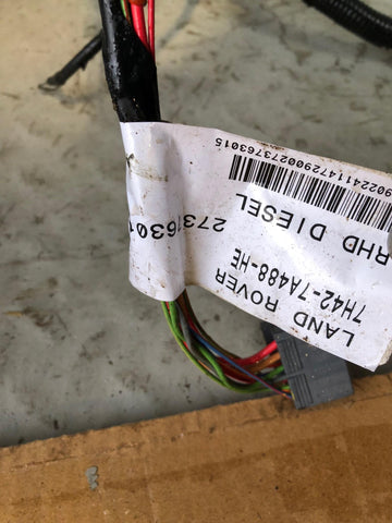 Range Rover L322 Automatic Gearbox Wiring Loom Harness 7H42-7A488-HE 3.6 TDV8