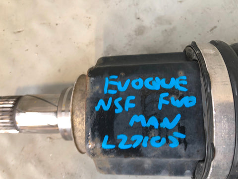 Range Rover Evoque Driveshaft Near Side Front Manual FWD L538 2011 to 2015