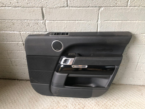 Range Rover L405 Door Cards Set Black with Gloss Black Trim 2013 to 2017 K21015
