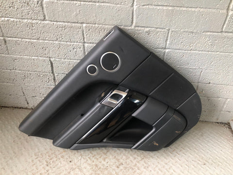 Range Rover L405 Door Cards Set Black with Gloss Black Trim 2013 to 2017 K21015