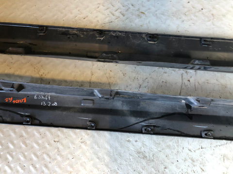 Freelander 2 Sill Cover Trims Pair Land Rover 2006 to 2014 Black Plastic R17036